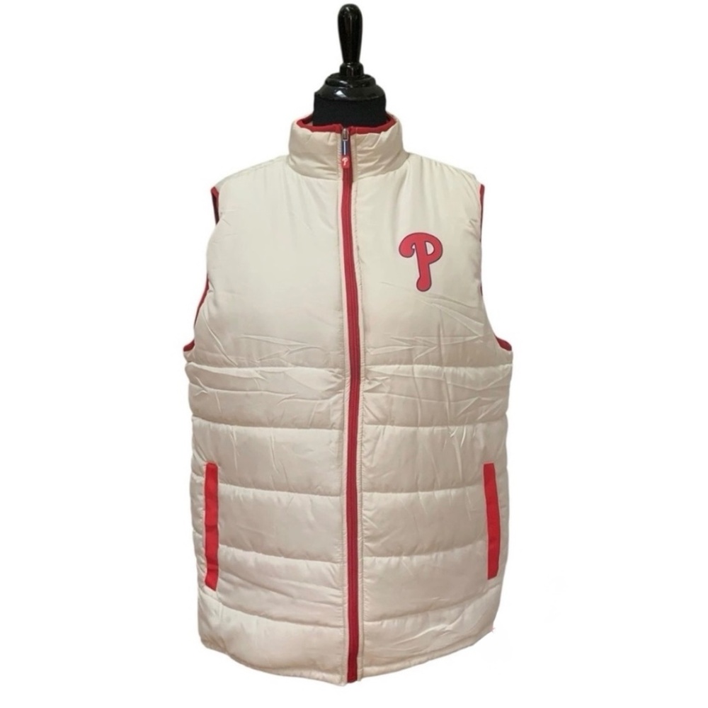 Philadelphia Phillies Puffer Vest Mother's Day Giveaway- Adult Size XL